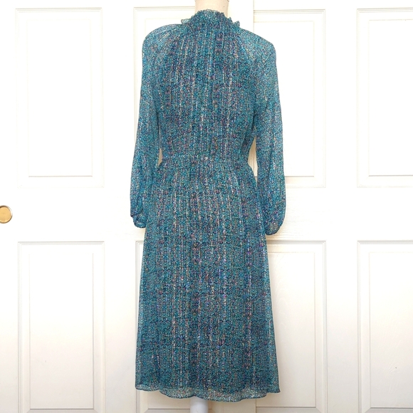 Rebecca Taylor Minnie Floral Women's Silk Dress - Picture 7 of 10